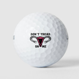 Lees me niet aan als feministe Pro Choice Golfballen