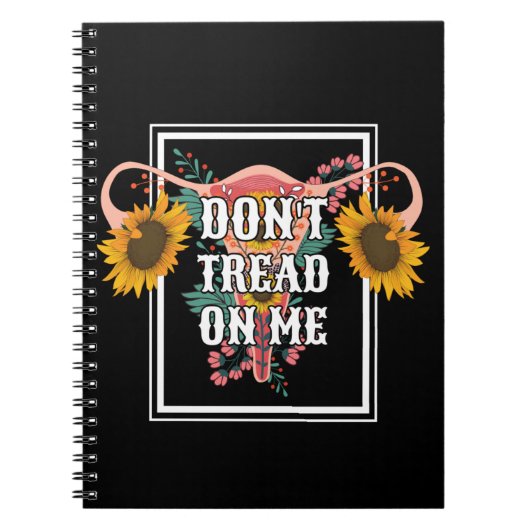 Lees me niet aan als feministe Pro Choice Notitieboek (Voorkant)