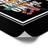 Lees me niet aan als feministe Pro Choice Poster (Hoek)