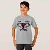 Lees me niet aan als feministe Pro Choice T-shirt (Voorkant volledig)