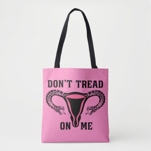 Lees me niet aan als feministe Pro Choice Tote Bag (Voorkant)