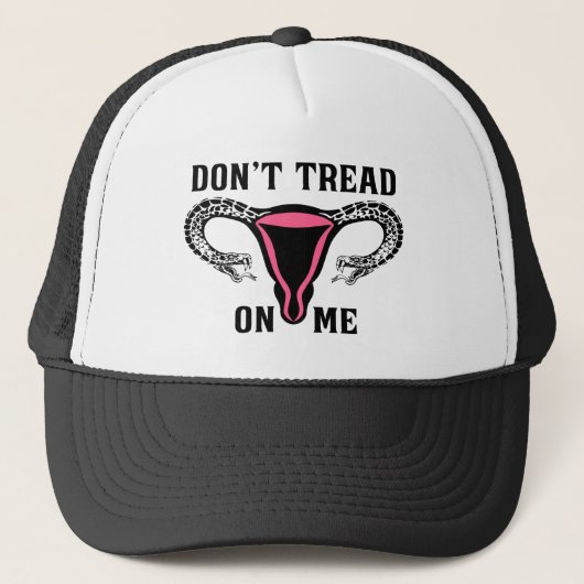 Lees me niet aan als feministe Pro Choice Trucker Pet (Voorkant)