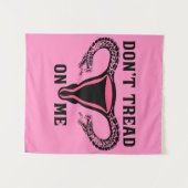 Lees me niet aan als feministe Pro Choice Wandkleed (Voorkant (horizontaal))