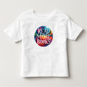 Lees Meer Boeken Alsjeblieft! Kleurrijk Kinder Shirts (Voorkant)