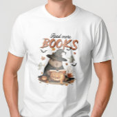 Lees meer Boeken Capybara Halloween Grappig T-shir T-shirt