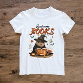 Lees meer Boeken Capybara Halloween Grappig T-shir T-shirt