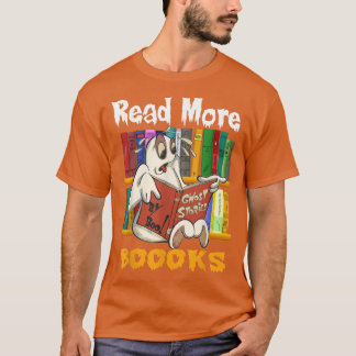 Lees meer boeken Cute Ghost Lees meer boeken T-shirt