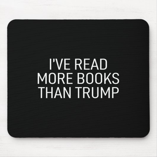 Lees meer boeken dan Trump Muismat (Voorkant)