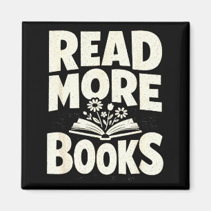 Lees meer boeken dappere inspirerende boekenwurm magneet