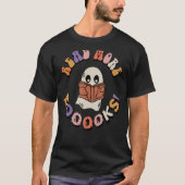 Lees meer boeken Ghost Hippie Boo Reading Books Ki T-shirt (Voorkant)