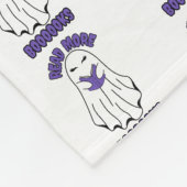 Lees meer Boeken Halloween Ghost Paarse Fleece Deken (Hoek)