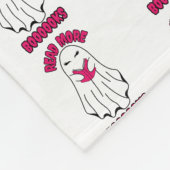 Lees meer Boeken Halloween Ghost Pink Fleece Deken (Hoek)