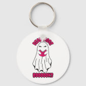 Lees meer Boeken Halloween Ghost Pink Sleutelhanger (Achterkant)