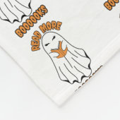 Lees meer Boeken Halloween Ghost Sinaasappel Fleece Deken (Hoek)