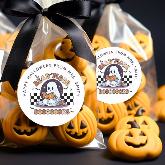 Lees meer boeken Halloween Treat Bag Sticker