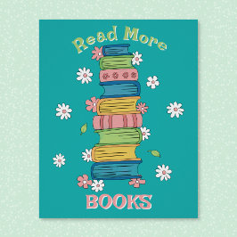 Lees Meer Boeken - Klasbibliotheek Glanzende Poste Perfect Poster