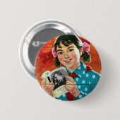 Lees meer boeken, lees goede boeken ronde button 5,7 cm (Voorkant /achterkant)