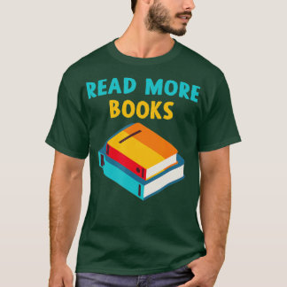 Lees meer boeken lezen Vrouwen Kinder grappige cad T-shirt
