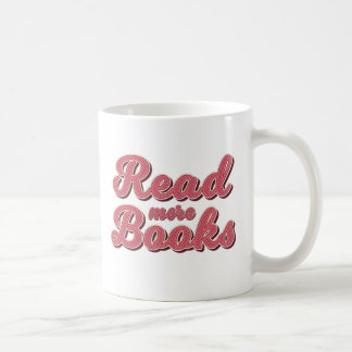 Lees Meer Boeken Retro Boekliefhebber Koffiemok
