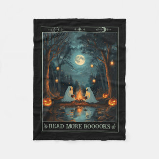 Lees meer Boeken Schattige Spooky Ghost Leesboek T Fleece Deken
