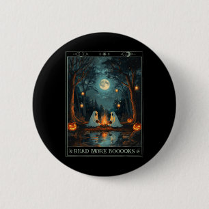 Lees meer Boeken Schattige Spooky Ghost Leesboek T Ronde Button 5,7 Cm