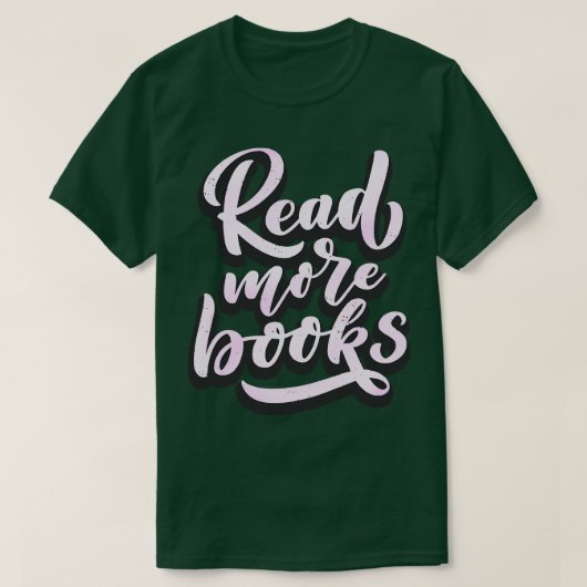 Lees meer Boeken Slogan Bibliophile Boek Lover T-shirt (Design voorkant)