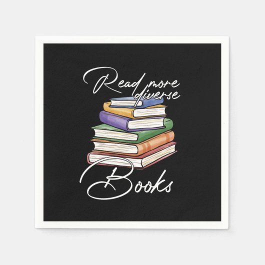 Lees meer diverse boeken waar ik van hou servet (Voorkant)