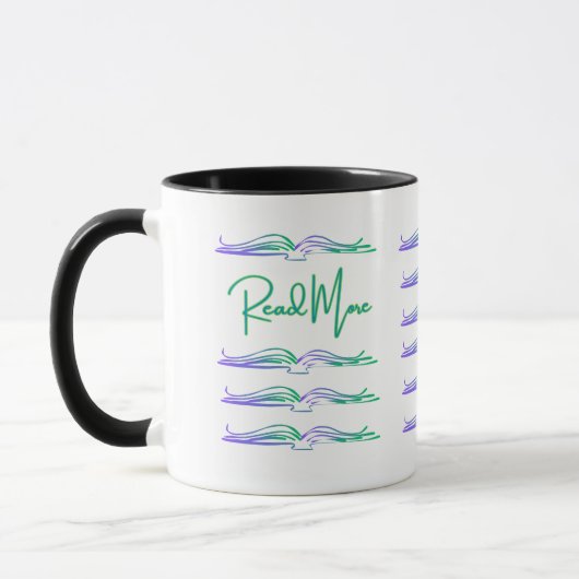Lees Meer in Groen en Blauw Mok (Links)