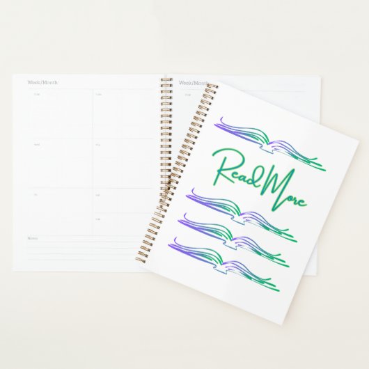 Lees Meer in Groen en Blauw Planner (Display)