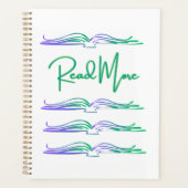 Lees Meer in Groen en Blauw Planner (Voorkant)