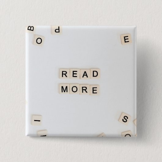 Lees Meer Knop Vierkante Button 5,1 Cm (Voorkant)