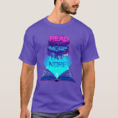 Lees meer Live - Neon Book Stack & Glowing T-shirt (Voorkant)