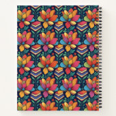 Lees meer met bloemen notitieboek (Achterkant)