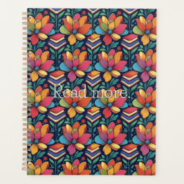 Lees meer met bloemen planner