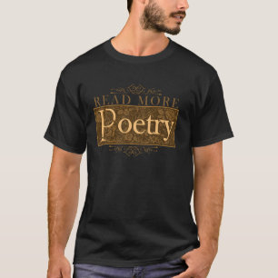 Lees meer Poëzie Literatuur Gedicht Schrijven Gedi T-shirt