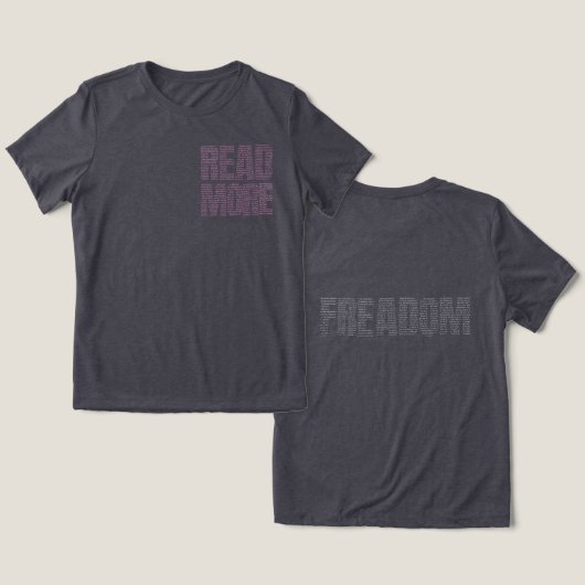 Lees meer Tri-Blend shirt (Ontwerp Voorkant & Achterkant)