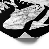 Lees mijn hand Dove Amerikaanse gebarentaal Distre Poster (Hoek)