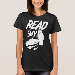 Lees mijn hand Dove Amerikaanse Gebarentaal T-shirt