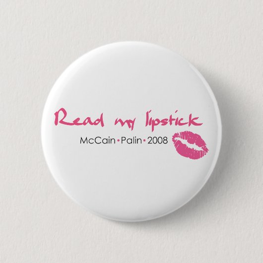 lees mijn lippenstift ronde button 5,7 cm (Voorkant)