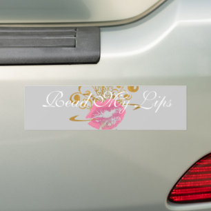 Lees mijn lips bumpersticker