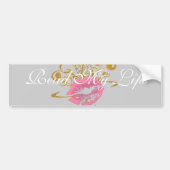 Lees mijn lips bumpersticker (Voorkant)