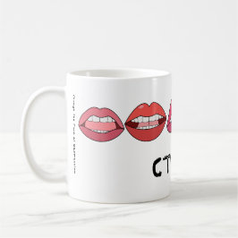 Lees mijn lips koffiemok