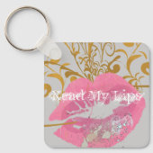 Lees mijn lips sleutelhanger (Voorkant)