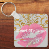 Lees mijn lips sleutelhanger (Voorkant)