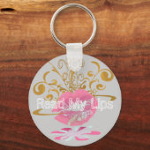 Lees mijn lips sleutelhanger (Voorkant)