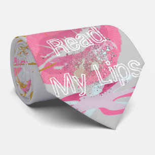 Lees mijn lips stropdas