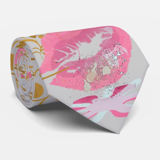 Lees mijn lips stropdas (Opgerold)