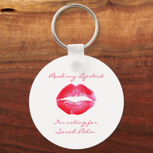Lees mijn lipstick sleutelhanger (Voorkant)