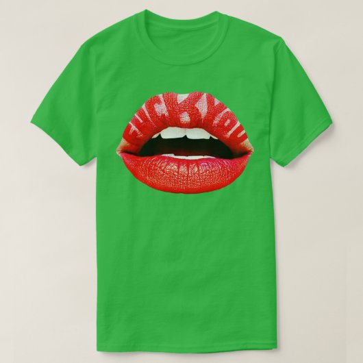 Lees mijn lipstick t-shirt (Design voorkant)
