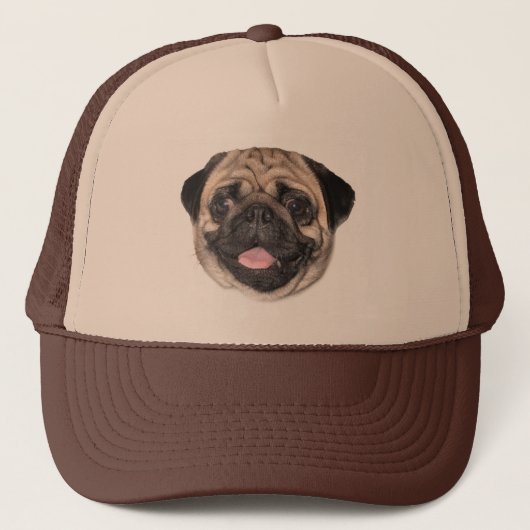 Lees mijn Pugzy Face Trucker Pet (Voorkant)